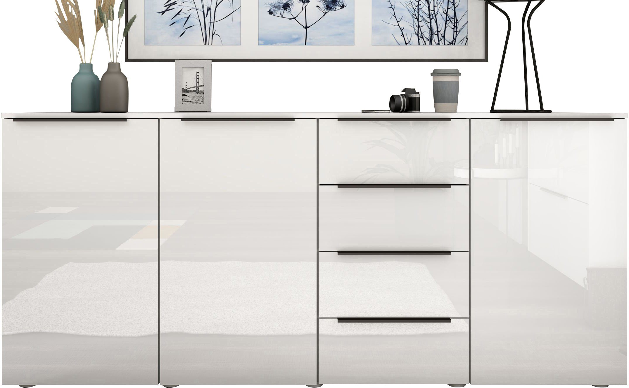 borchardt Möbel Highboard "Tom", Breite 200 cm günstig online kaufen