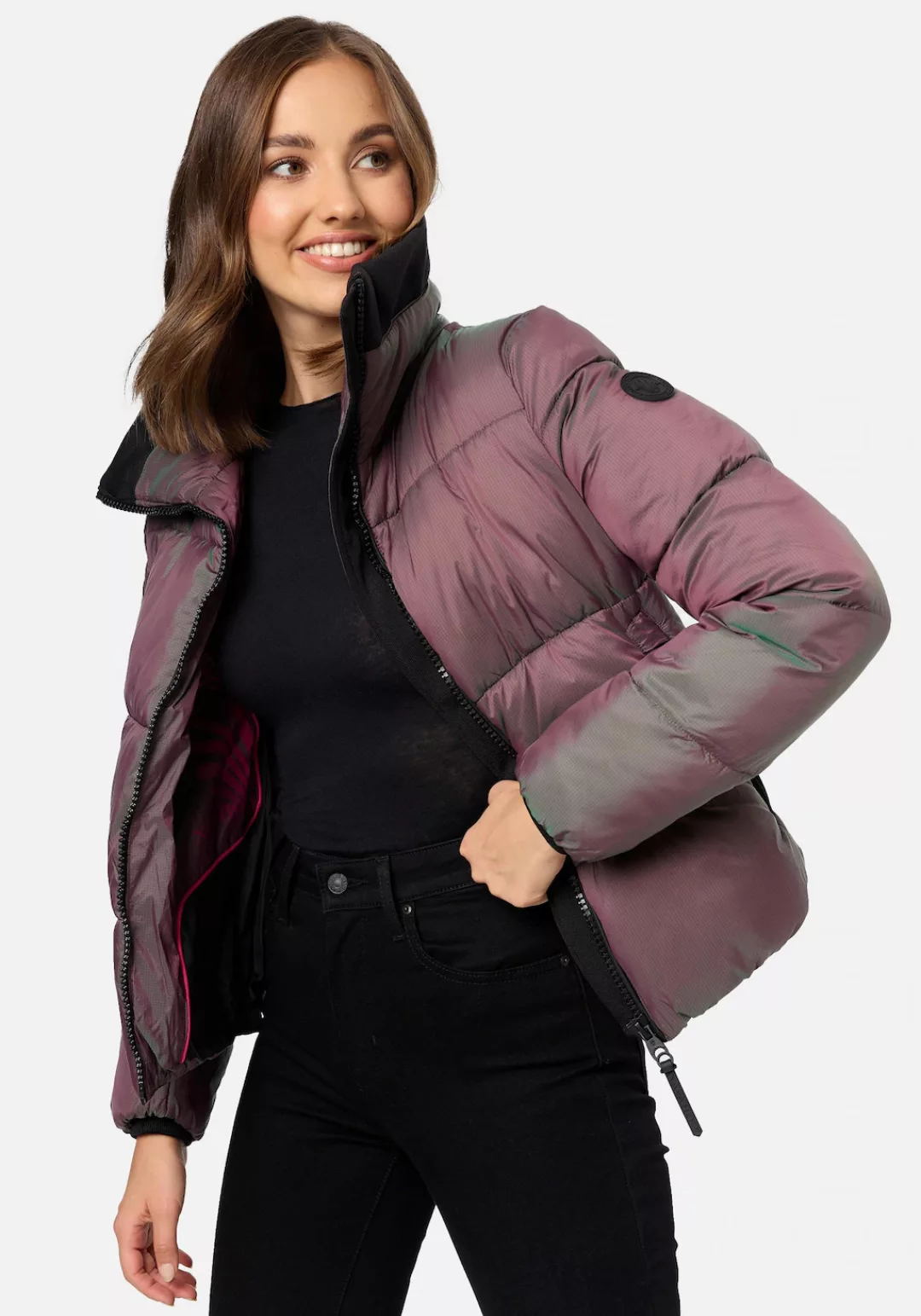 Navahoo Steppjacke "Sternschnüppchen", ohne Kapuze, Gesteppte Damen Winterj günstig online kaufen