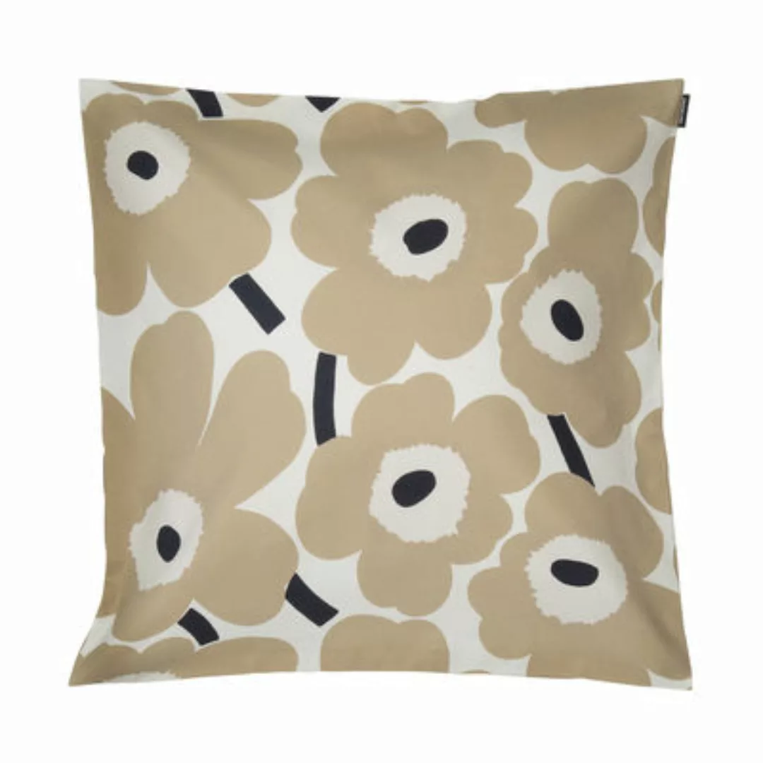 Kissenüberzug Pieni Unikko textil beige / 50 x 50 cm - Marimekko - Beige günstig online kaufen