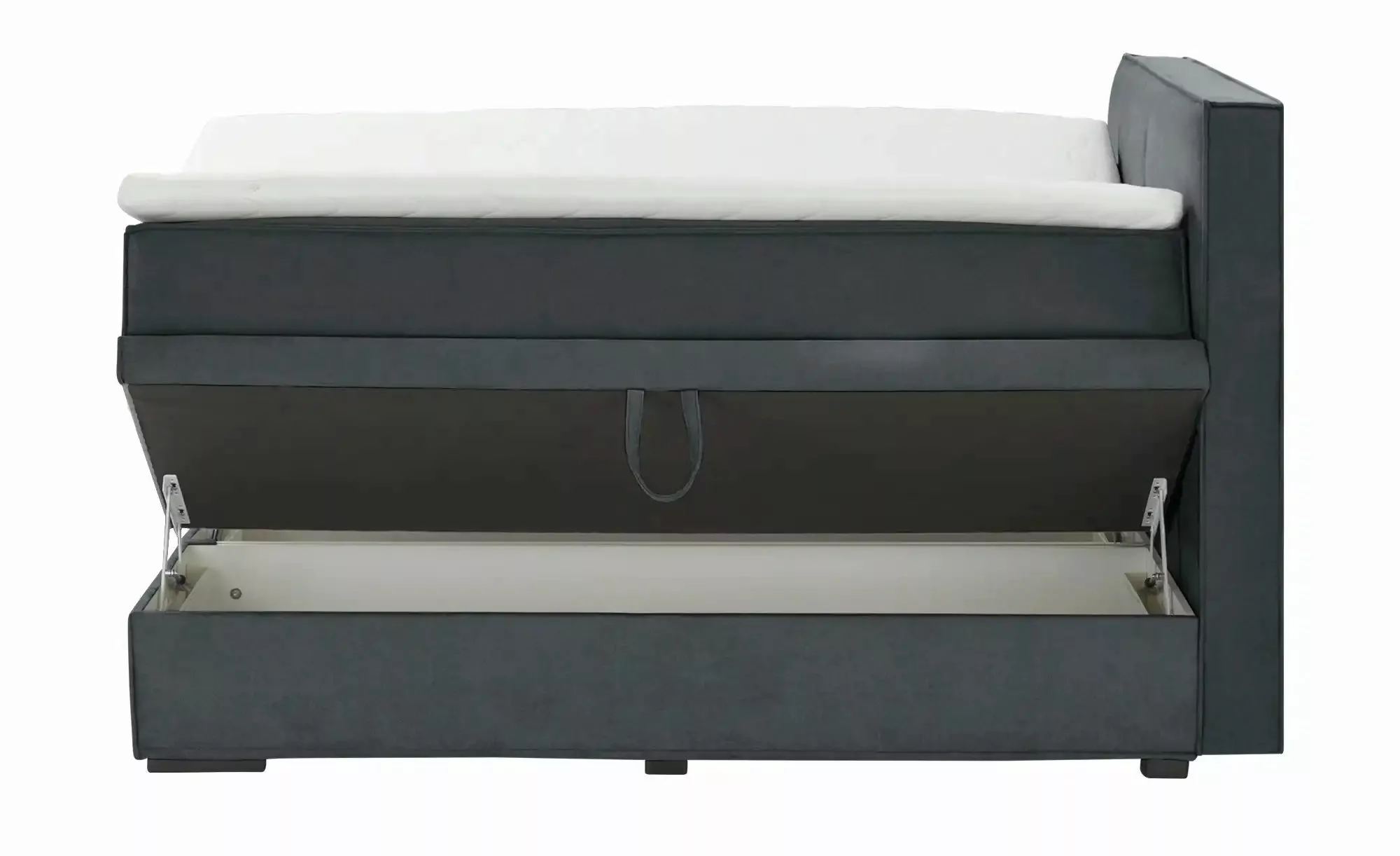 Boxi Boxspringbett mit Bettkasten Boxi Urban ¦ grau ¦ Maße (cm): B: 140 H: günstig online kaufen