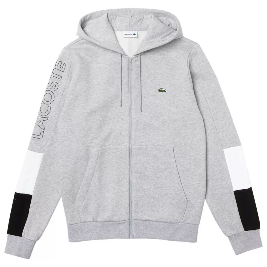 Lacoste Sh6885 Sweatshirt L Silver Chine / White-Black günstig online kaufen