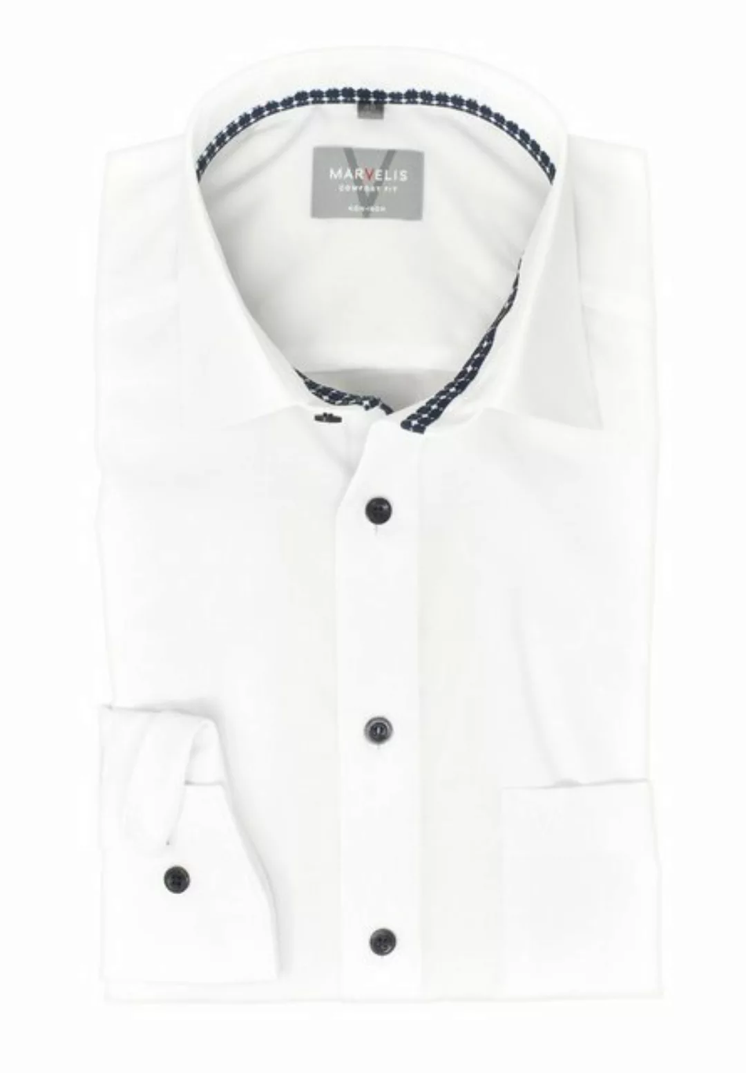 MARVELIS Businesshemd Businesshemd - Comfort Fit - Langarm - Einfarbig - We günstig online kaufen