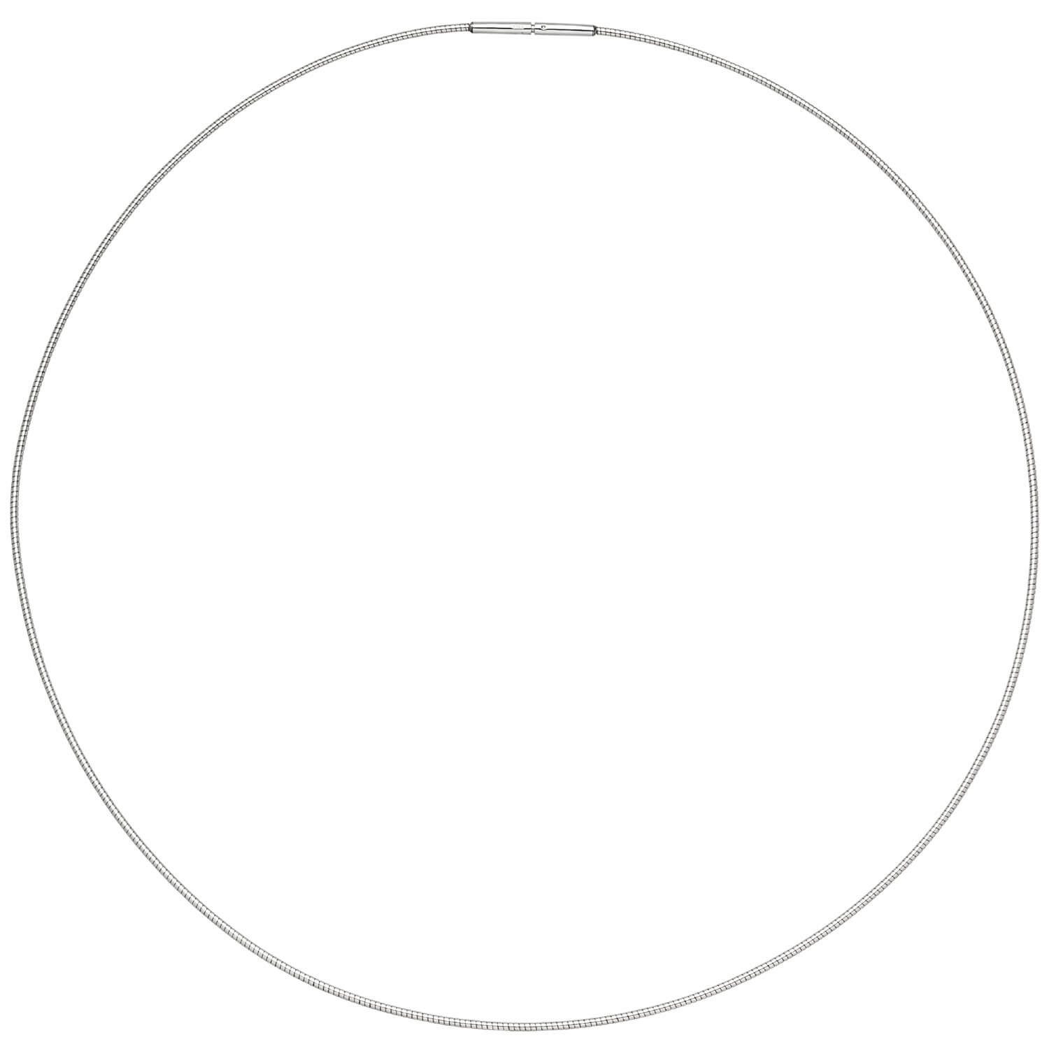 Schmuck Krone Edelstahlkette 1mm Halsreif Edelstahl günstig online kaufen