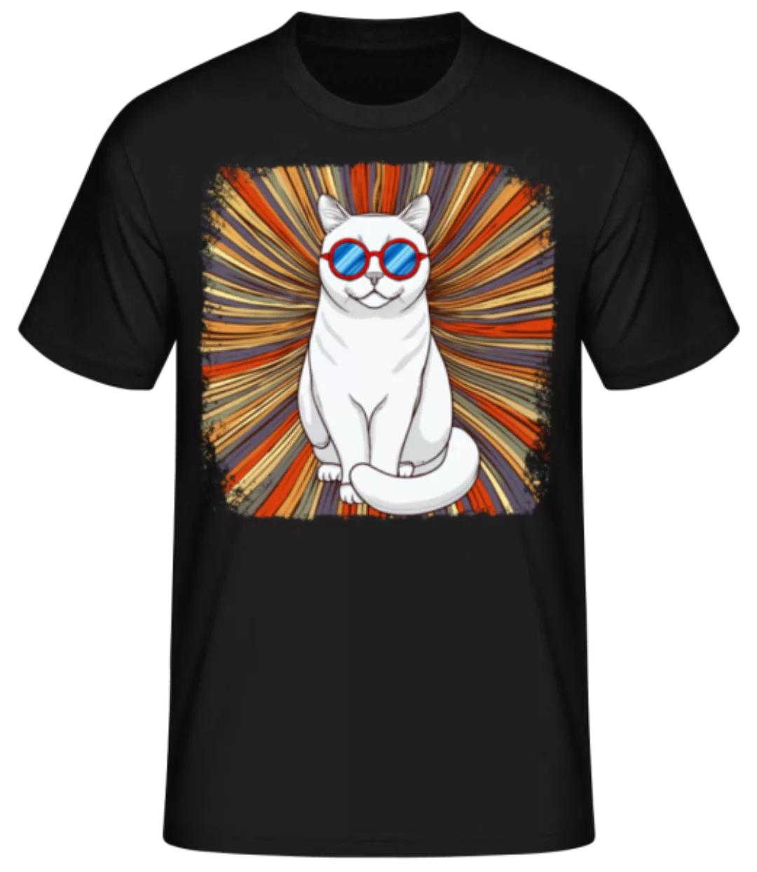 Britisch Kurzhaar Hippie Look · Männer Basic T-Shirt günstig online kaufen