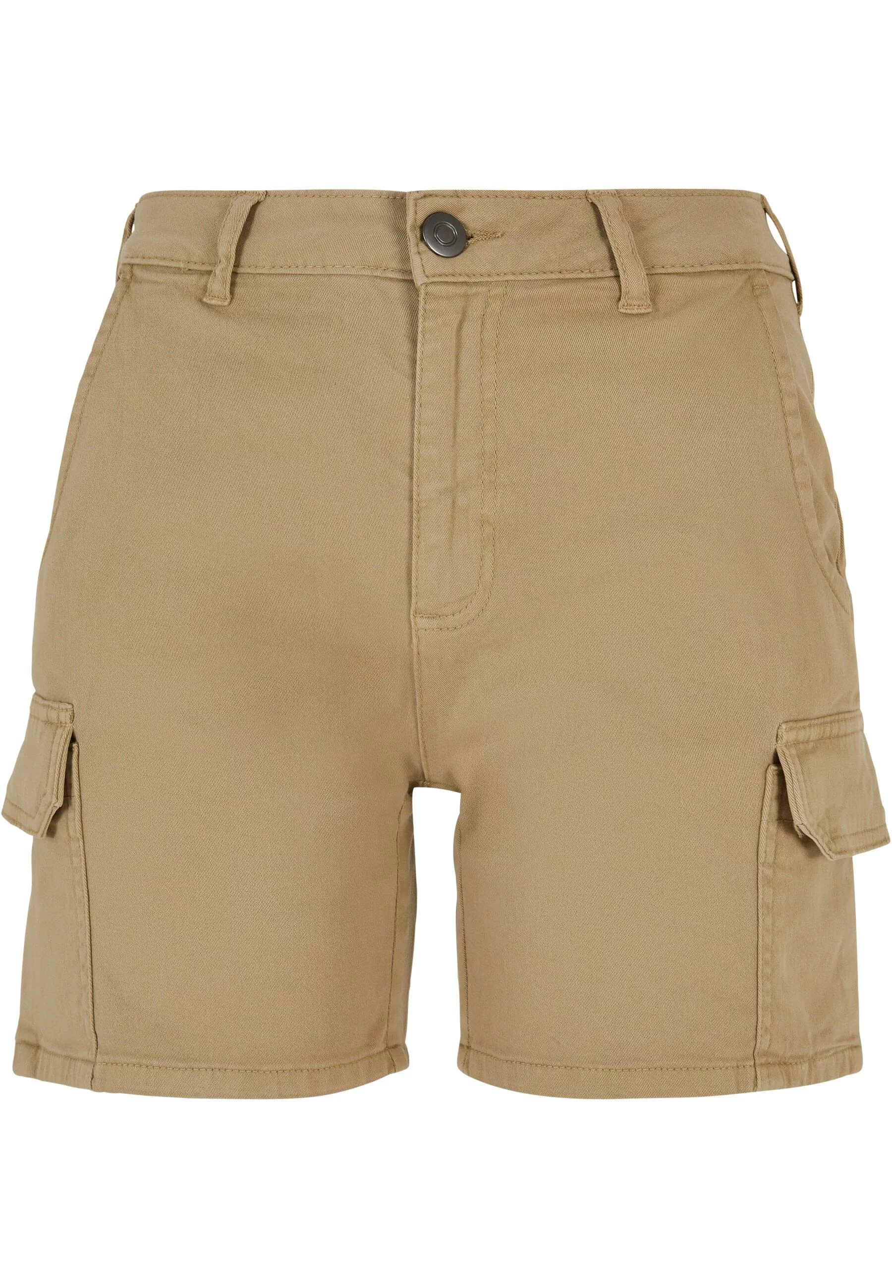 URBAN CLASSICS Cargohose Urban Classics Damen Ladies High Waist Cargo Short günstig online kaufen