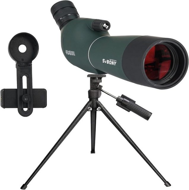 SVBONY SV28PLUS Spektiv mit Stativ, 20-60x60mm, für Zielschießen, Astronomi günstig online kaufen