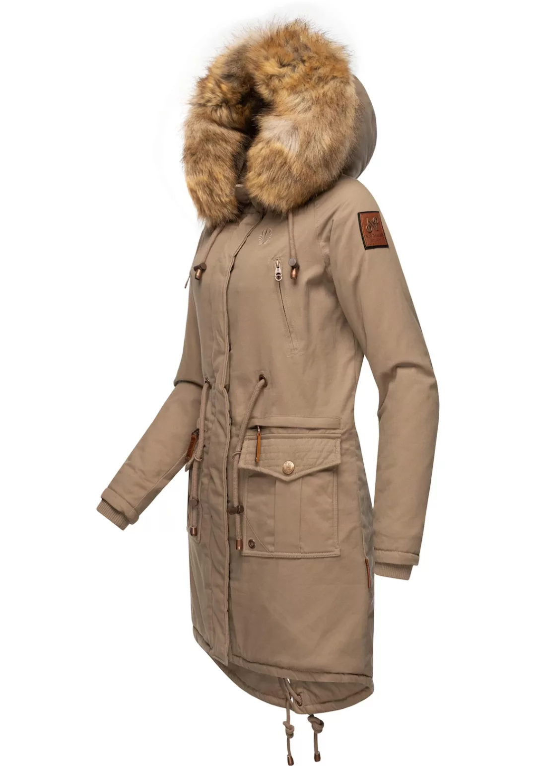 Navahoo Wintermantel "Rosinchen", stylischer Damen Winter Baumwollparka mit günstig online kaufen