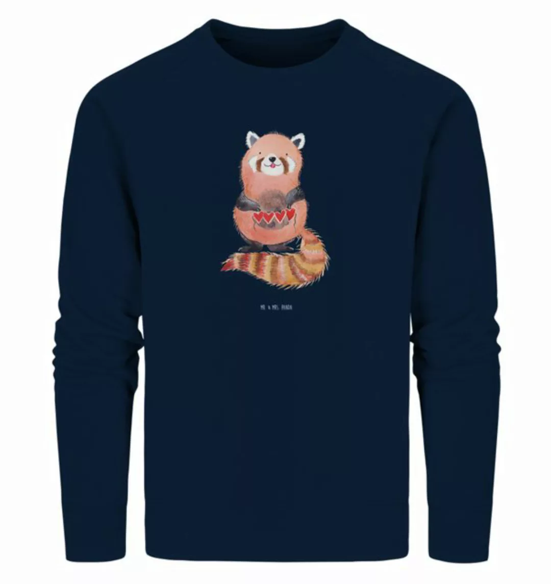 Mr. & Mrs. Panda Longpullover Größe XXL Roter Panda - French Navy - Geschen günstig online kaufen