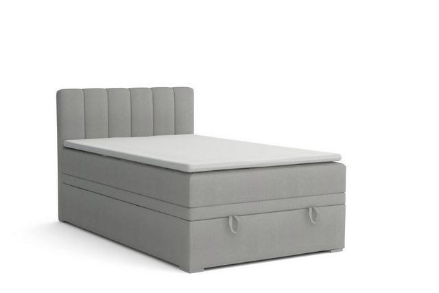 Deine Möbel 24 Boxspringbett DAVID MINI Boxbett Polsterbett Kompletbett Vel günstig online kaufen