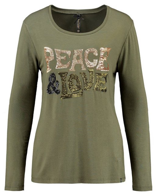 Key Largo T-Shirt Damen Shirt WLS WOODSTOCK Langarm (1-tlg) günstig online kaufen