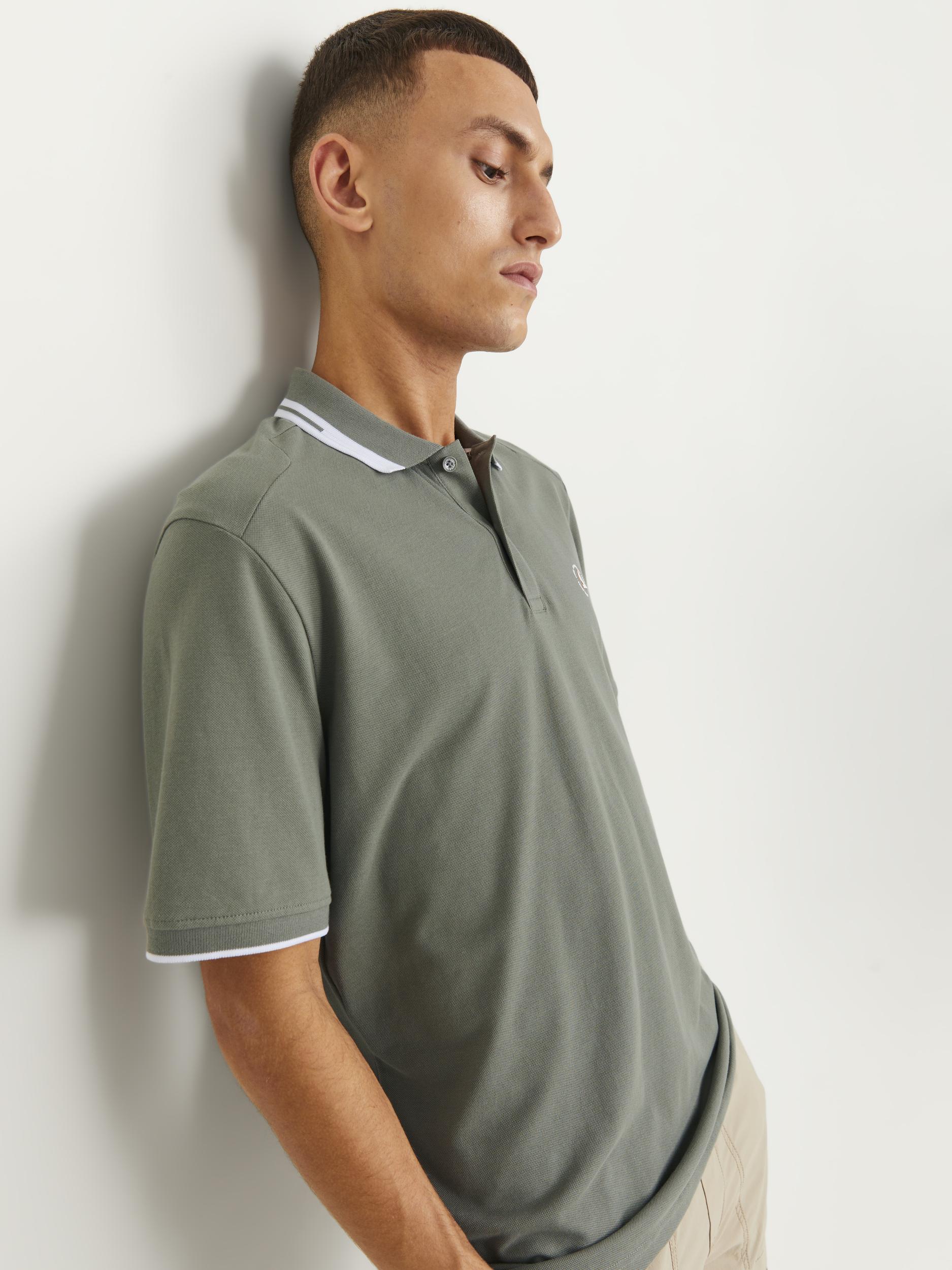 Jack & Jones Poloshirt "JCOHASS LOGO POLO SS LN" günstig online kaufen