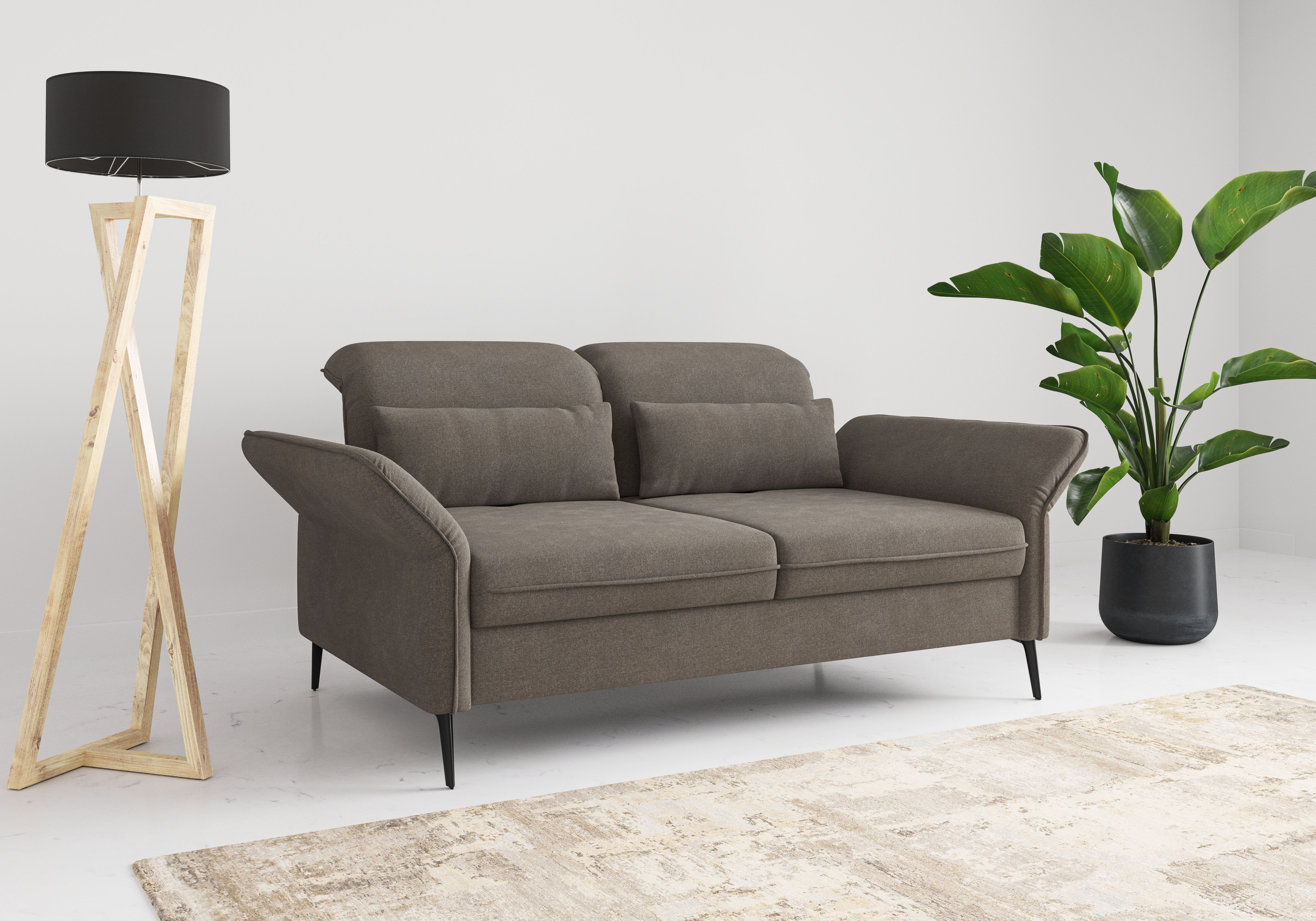 sit&more 2,5-Sitzer "Emely, inkl. Sitztiefenverstellung", wahlweise mit Bet günstig online kaufen