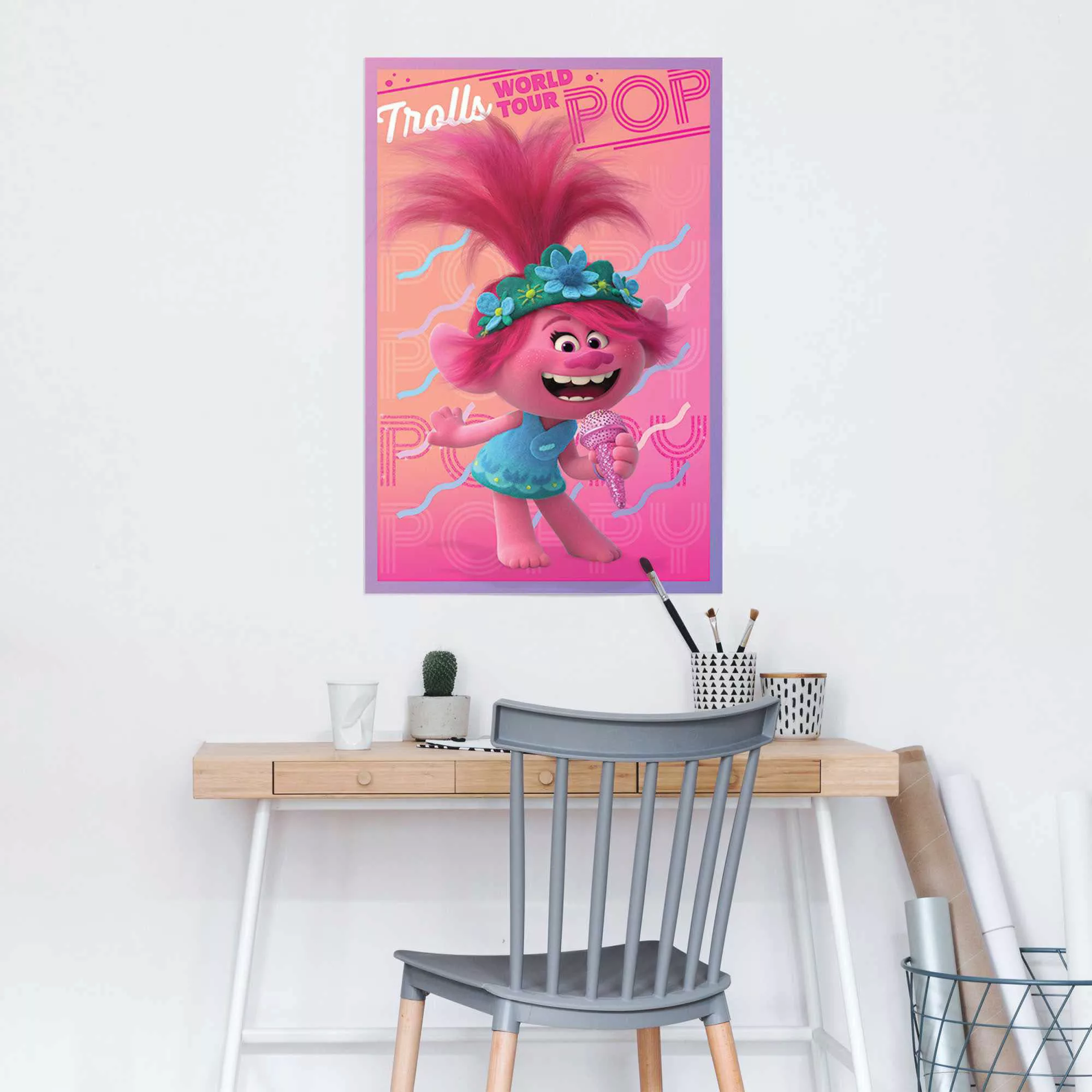 Reinders Poster "Trolls Welt Tour - Poppy Prinzessin - Abenteuer - Musik - günstig online kaufen