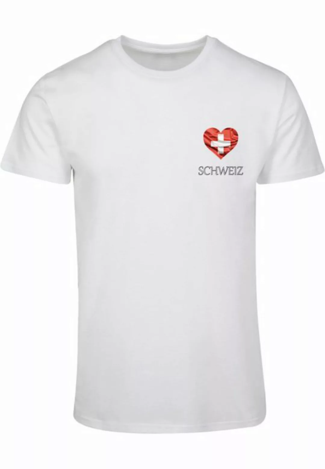 Merchcode T-Shirt Merchcode Merchcode Football - Switzerland T-shirt (1-tlg günstig online kaufen