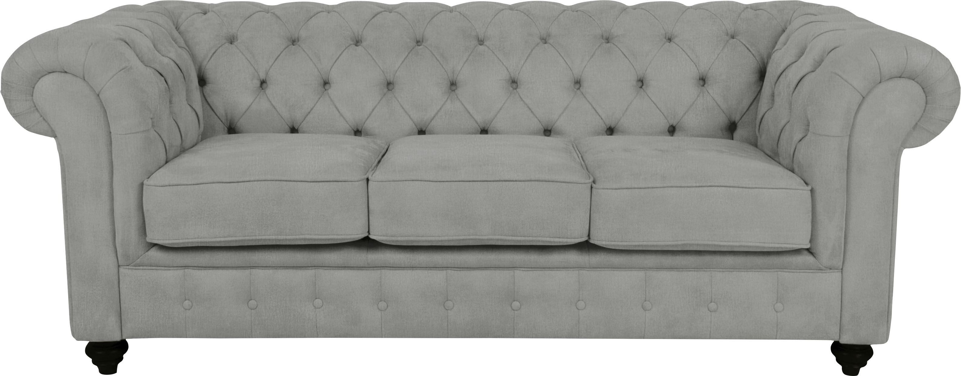 Home affaire Chesterfield-Sofa "Duc 3-Sitzer", hochwertige Knopfheftung im günstig online kaufen