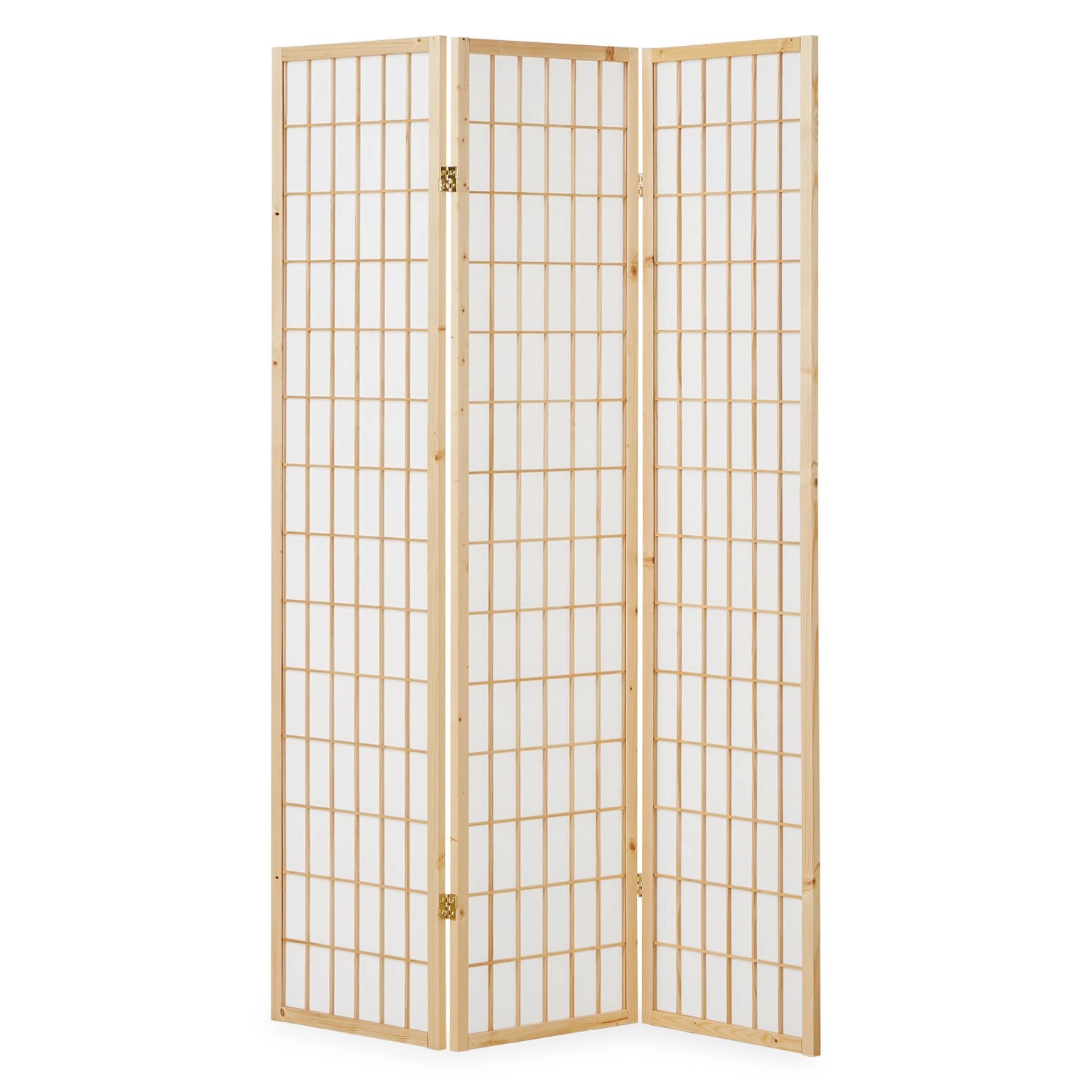 Homestyle4u Paravent Raumteiler Trennwand Shoji Natur günstig online kaufen