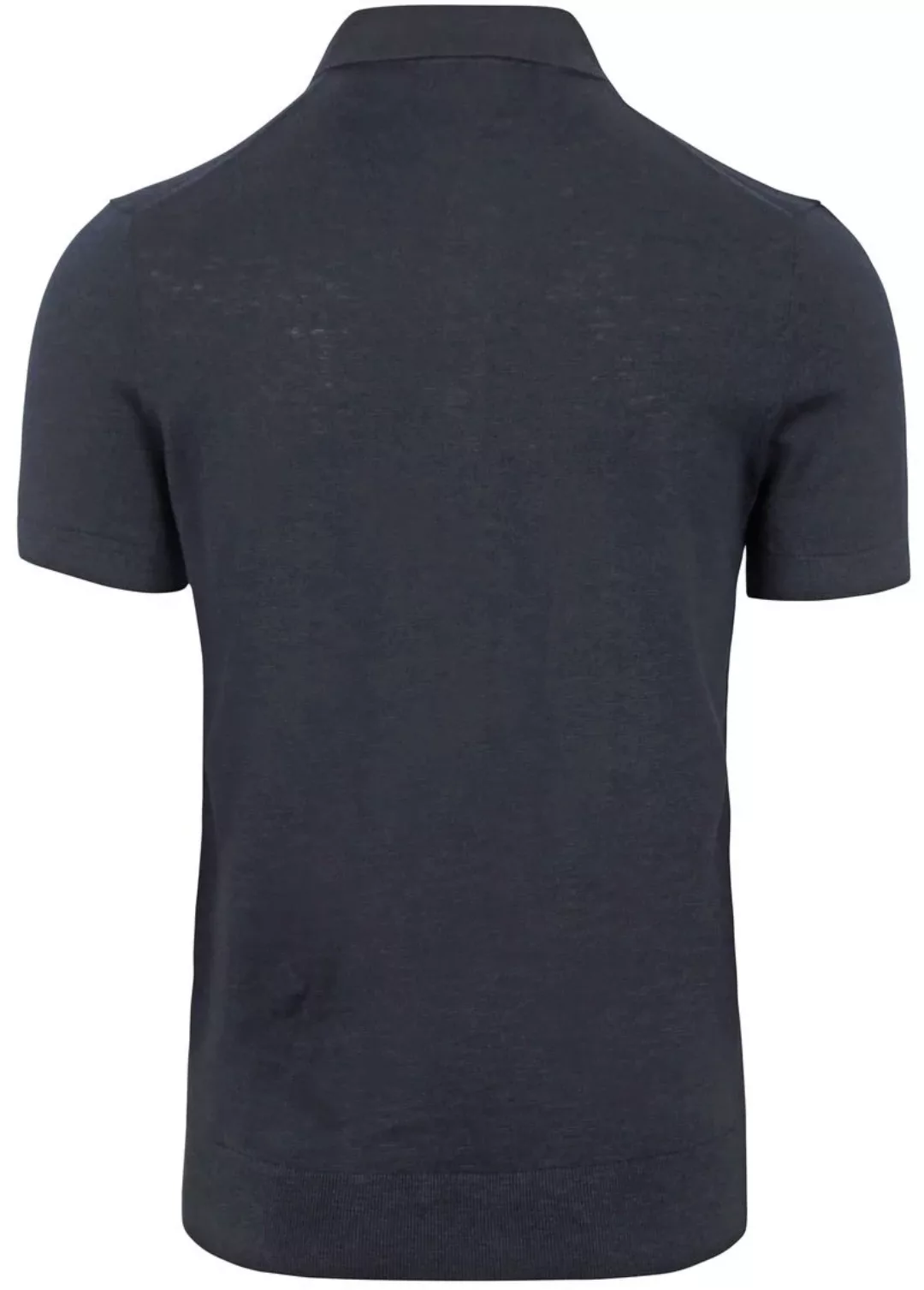 Profuomo Poloshirt Leinen Navy - Größe XL günstig online kaufen