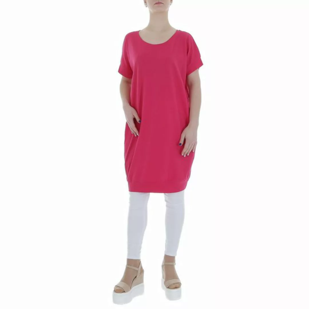 Ital-Design Tunikashirt Damen Freizeit (85987297) Stretch Top & Shirt in Pi günstig online kaufen