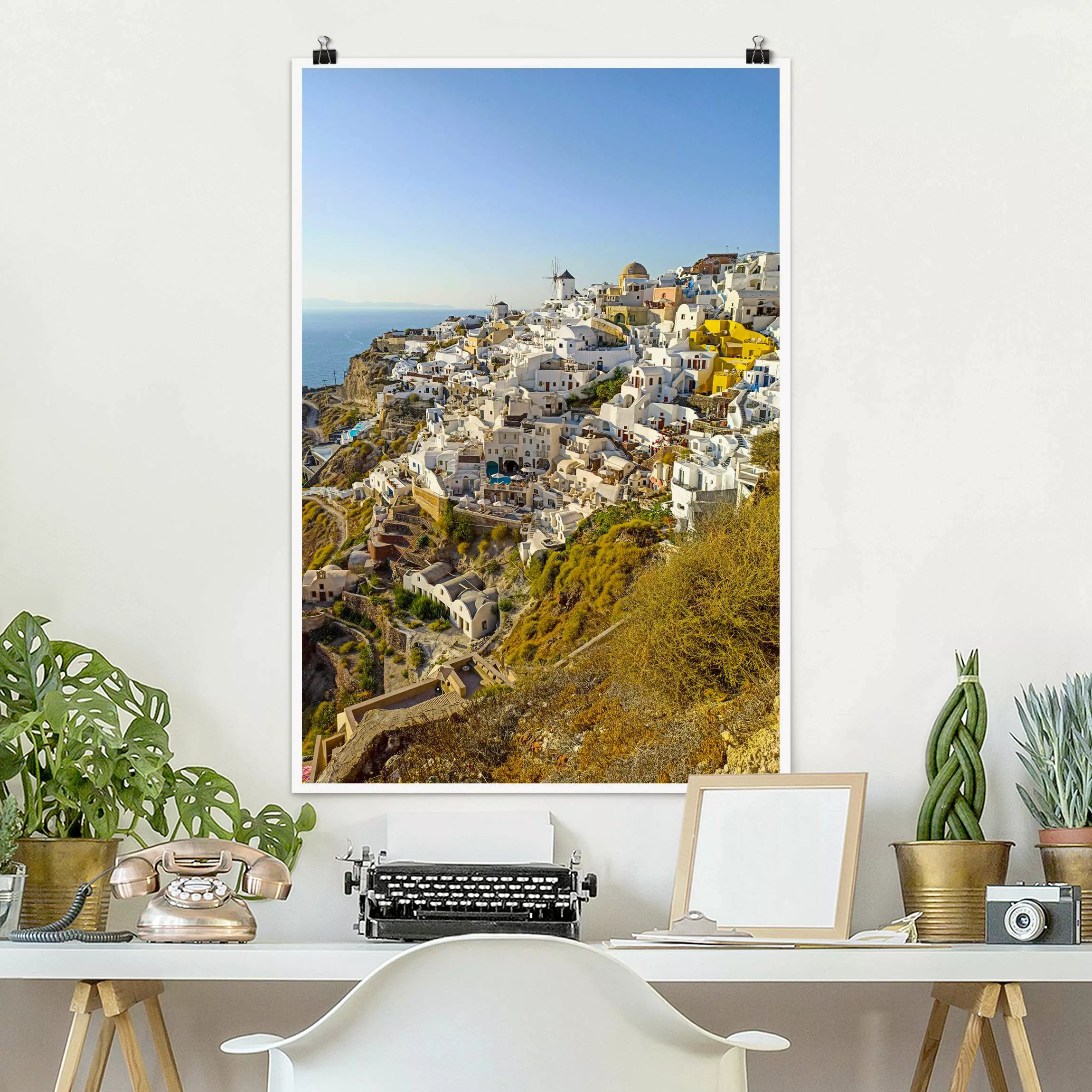 Poster Oia auf Santorini günstig online kaufen