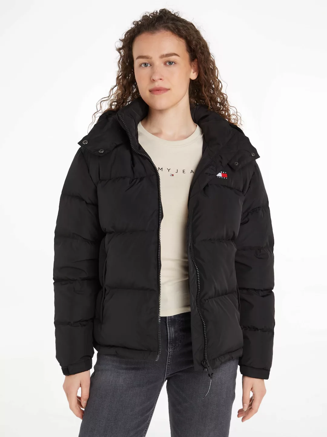 Tommy Jeans Steppjacke TJW ALASKA PUFFER EXT mit Logostickereien günstig online kaufen