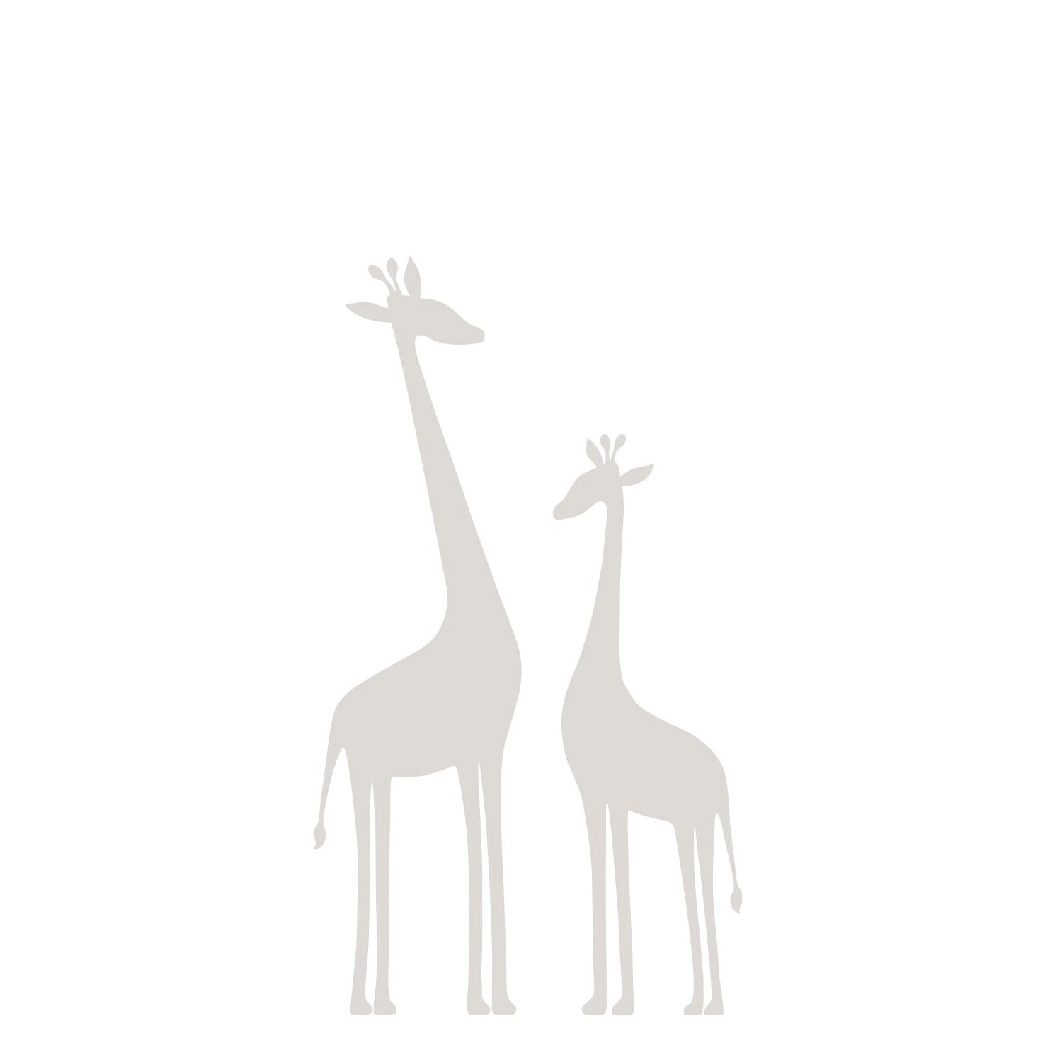Origin Wallcoverings Fototapete Giraffen Grau 1,5 x 2,79 m 357219 günstig online kaufen