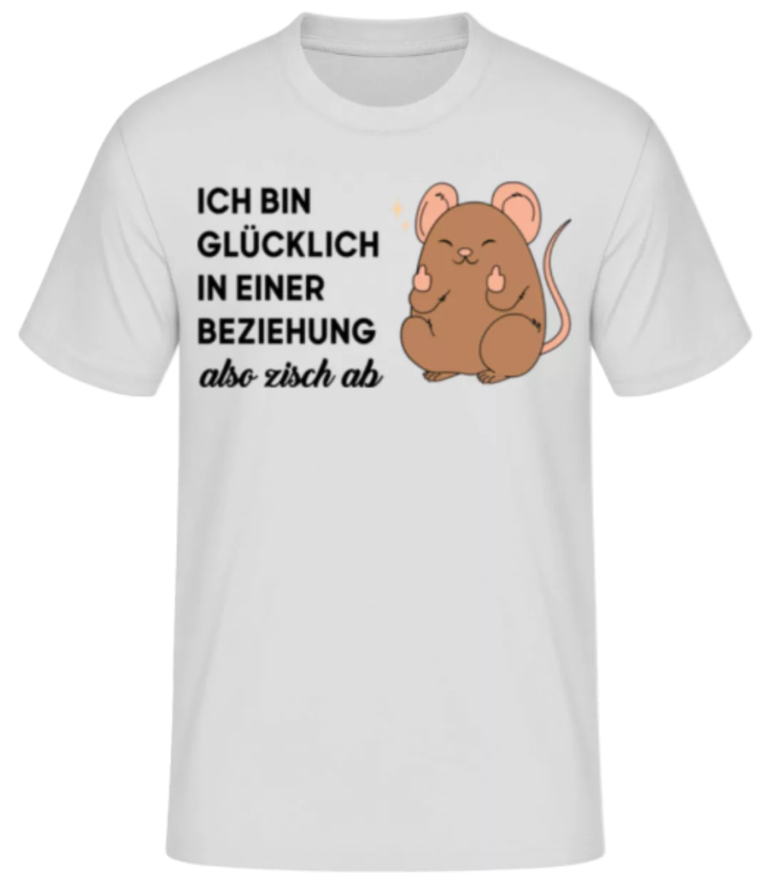 Ich bin Glücklich in einer Beziehung · Männer Basic T-Shirt günstig online kaufen