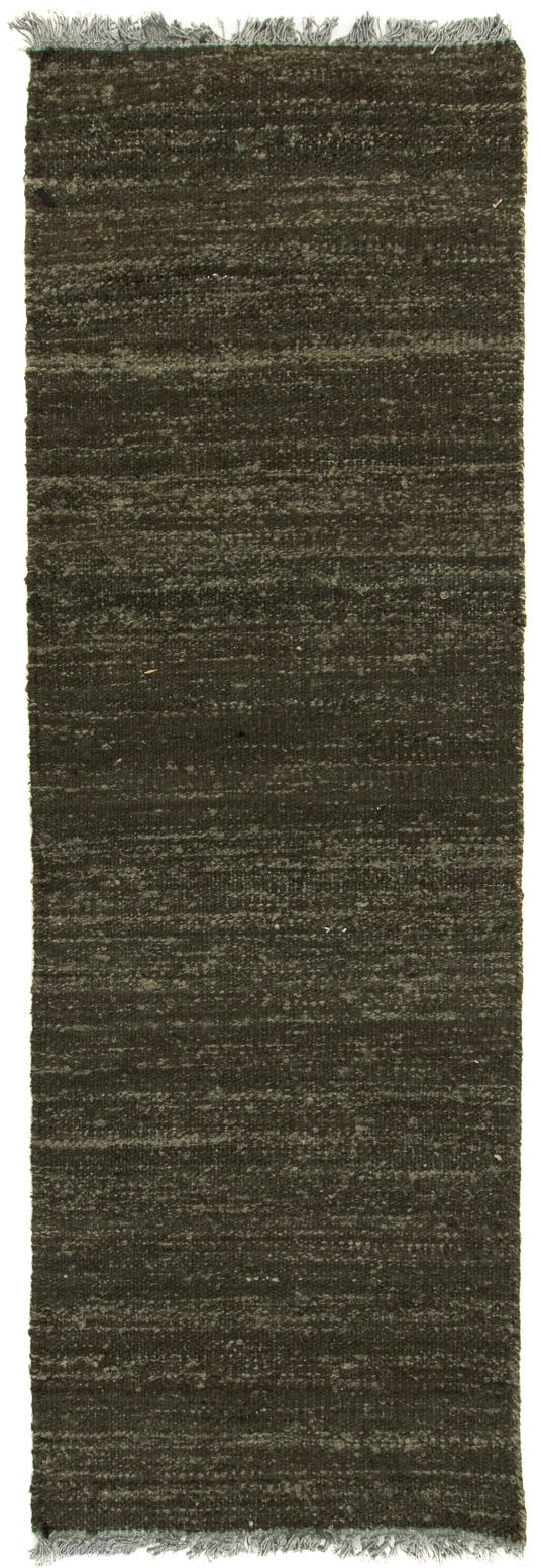 morgenland Läufer »Gabbeh Teppich handgewebt schwarz«, rechteckig, Viskose günstig online kaufen