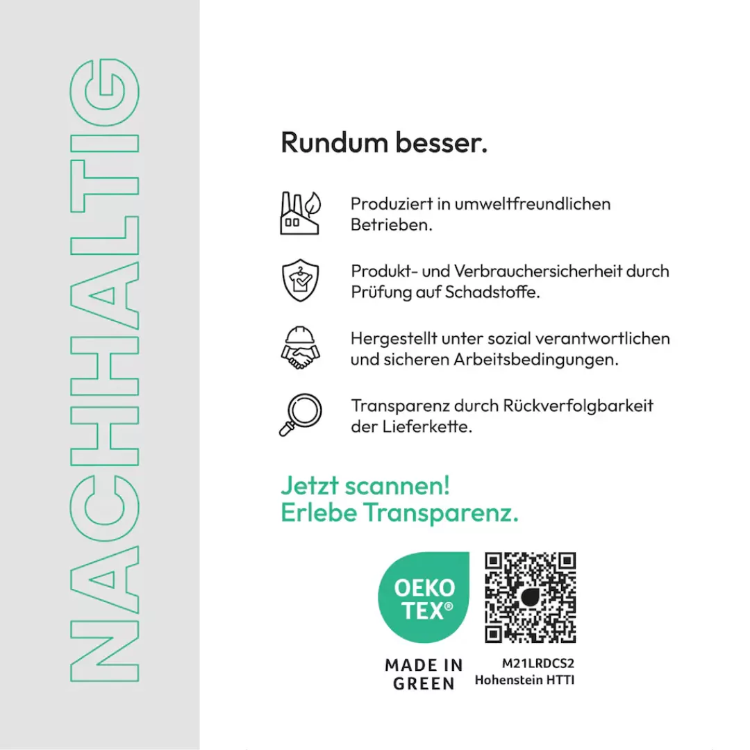 Schiesser Wendebettwäsche »Doubleface«, (2 tlg.), mit Logostickerei auf dem günstig online kaufen
