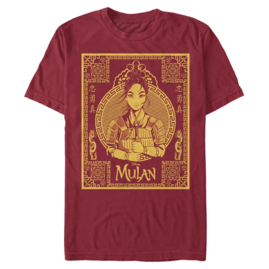 Disney - Mulan - Mulan Golden Tonal Poster - Männer T-Shirt günstig online kaufen