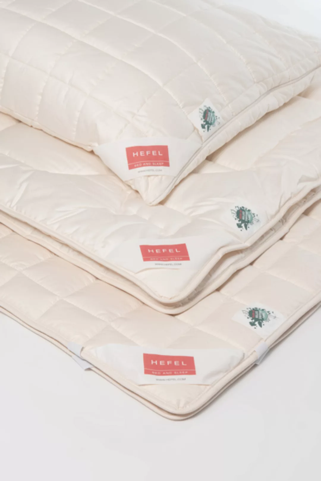 Hefel Kissen Bio-hanf Bezug 100 % Organic Cotton Feinsatin - günstig online kaufen