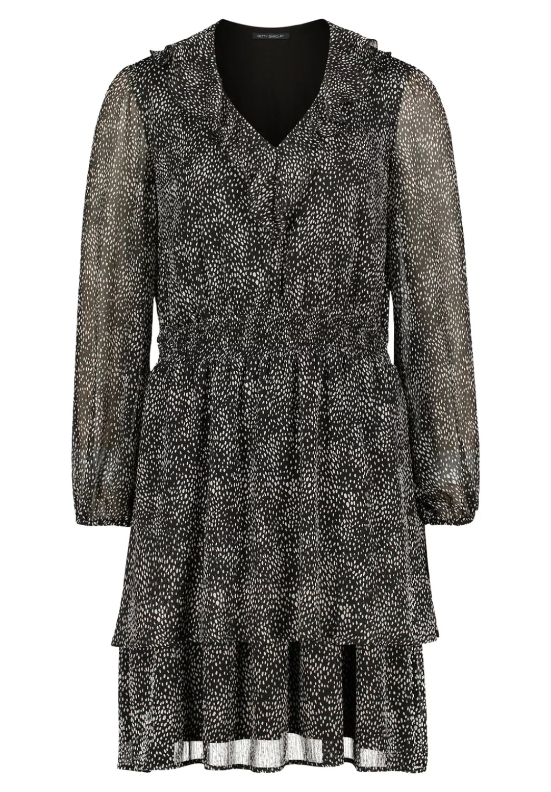 Cartoon Chiffonkleid "Cartoon Damen Chiffonkleid mit Stufen", Form günstig online kaufen