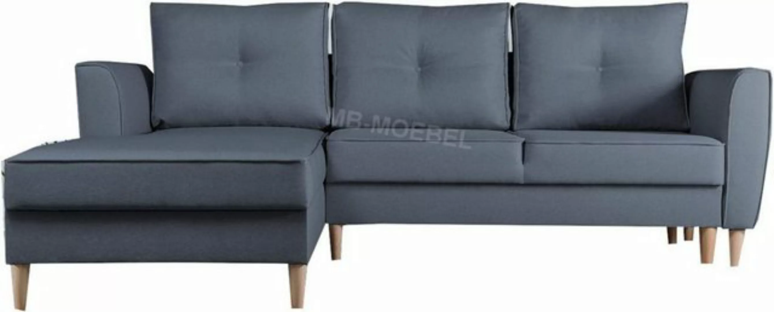 MOEBLO Ecksofa THEO, mit Schlaffunktion Eckcouch mit Zwei Bettkasten, Eckco günstig online kaufen