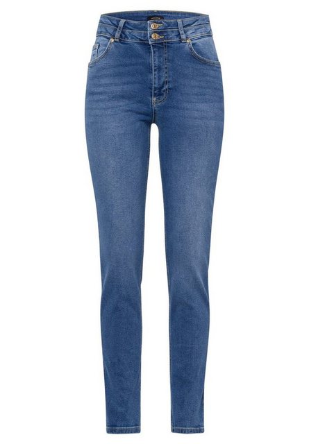 MORE&MORE 5-Pocket-Jeans Blue Denim Skinny Pu 0962 günstig online kaufen