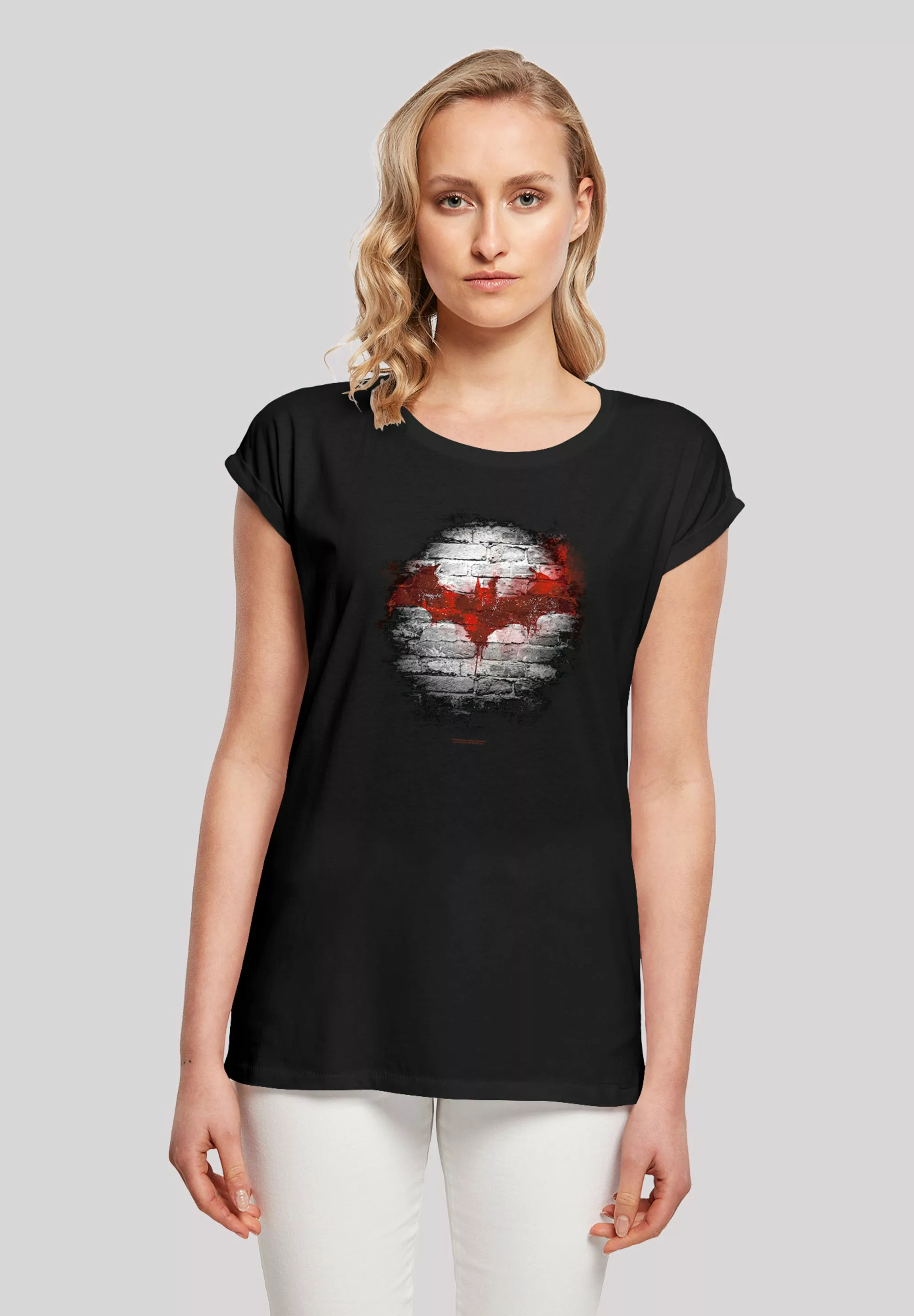 F4NT4STIC T-Shirt "Batman Logo Wall", Print günstig online kaufen