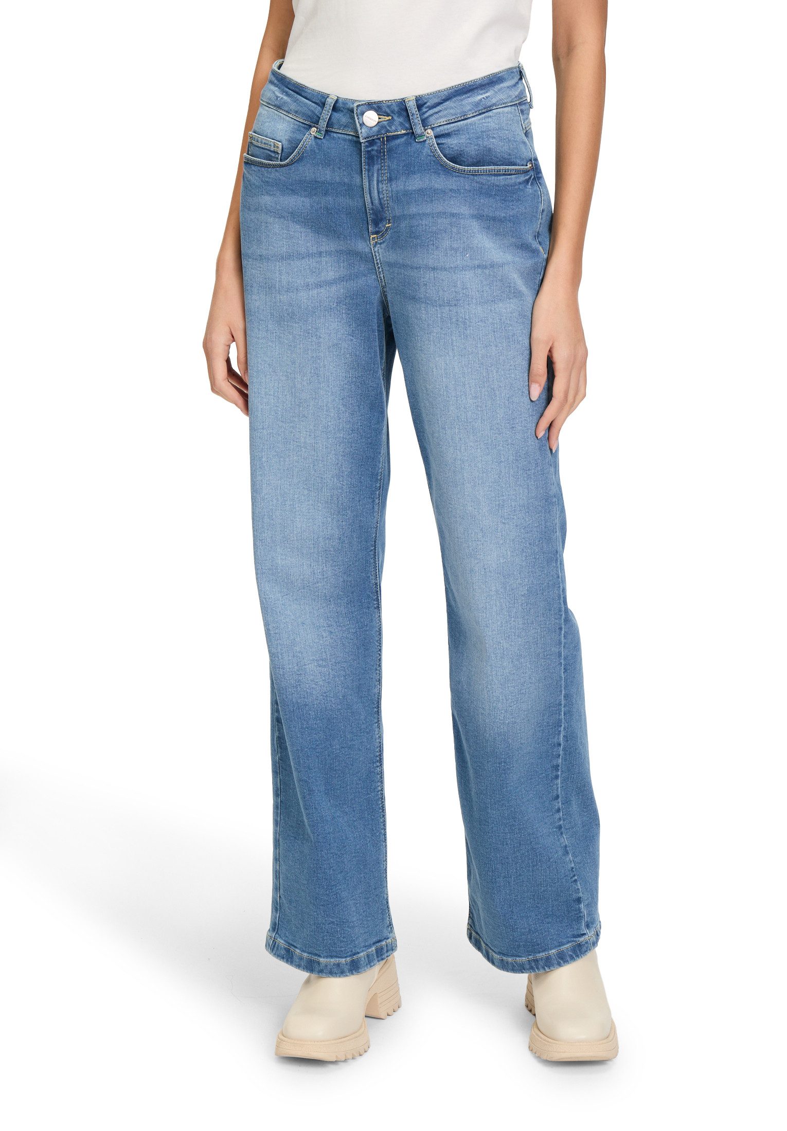 Cartoon Stretch-Jeans Cartoon Stretch-Jeans mit Eingrifftaschen günstig online kaufen