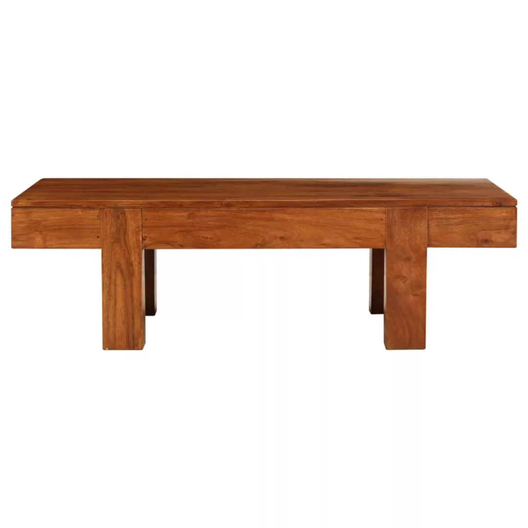 Couchtisch Akazienholz Massiv Palisander-finish 100x50x30 Cm günstig online kaufen