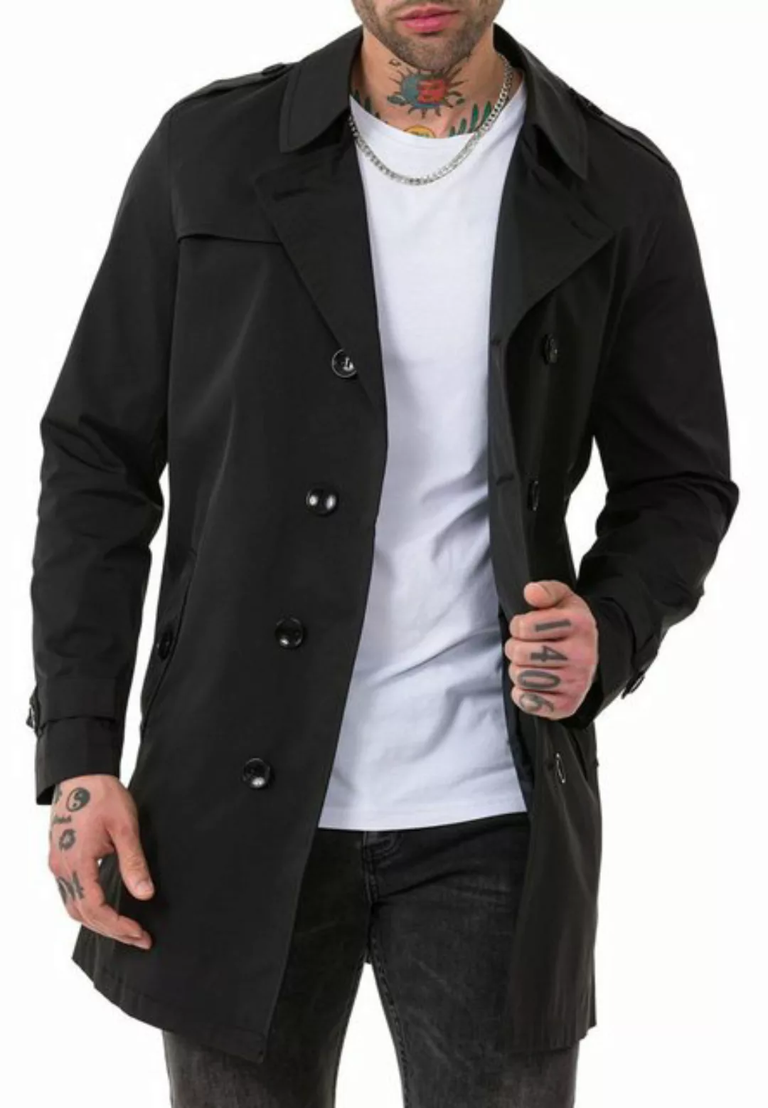 RedBridge Trenchcoat Red Bridge Herren Mantel Trenchcoat Jacke Light Versio günstig online kaufen