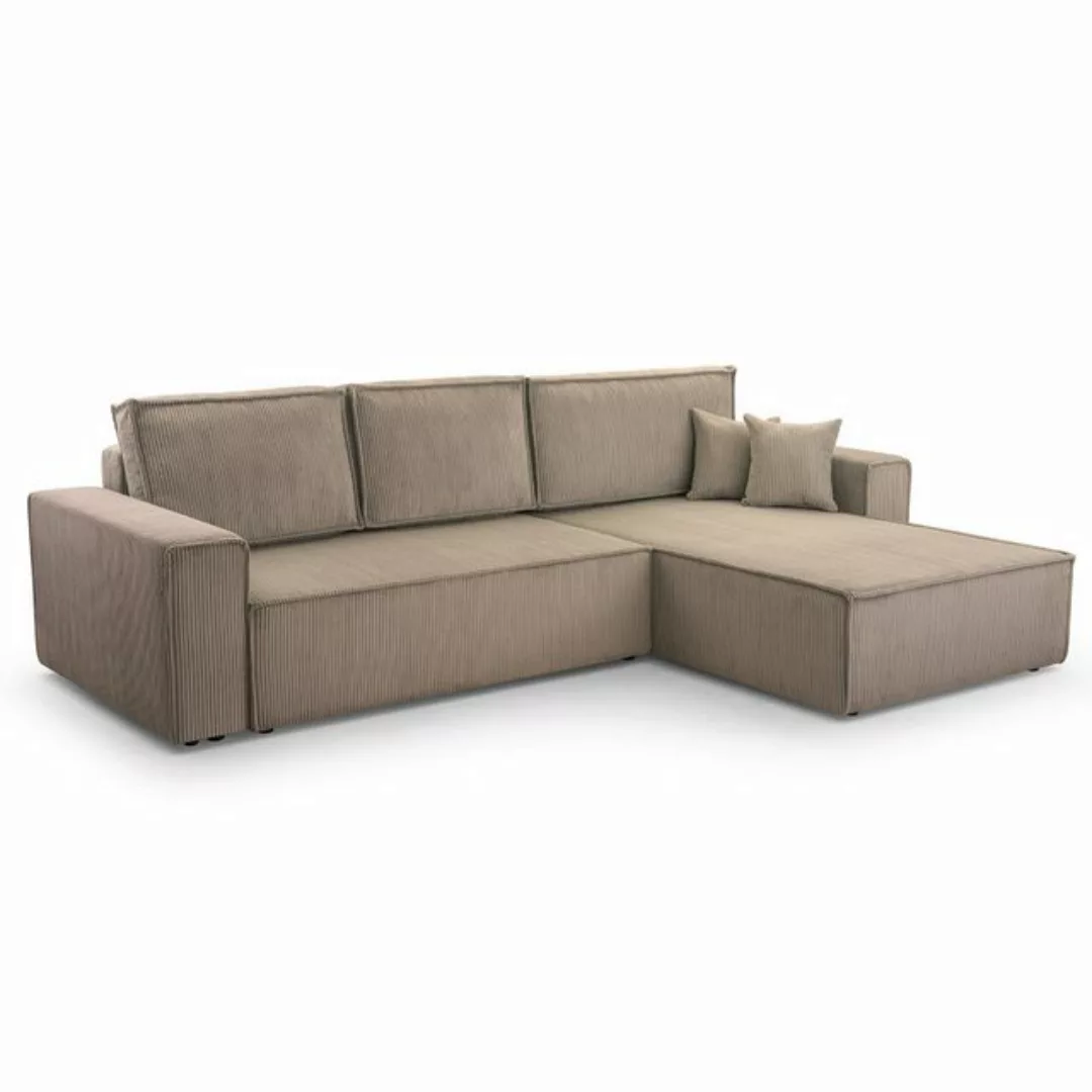 M-Punkt24 Ecksofa Wohnlandschaft Genua XL Größe, Farbe Anthrazit, Grau, Bei günstig online kaufen