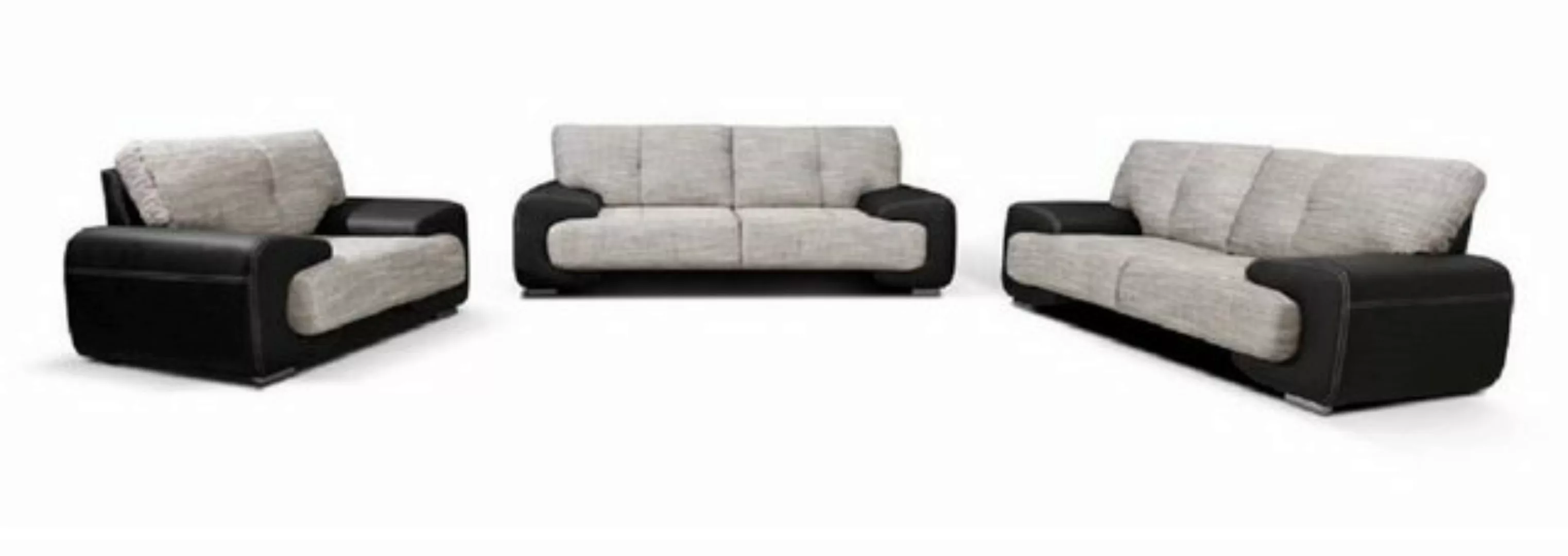 Beautysofa Sofa Sofa Margo Möbelset 3-Sitzer Sofa 2-Sitzer Sofa Sessel günstig online kaufen