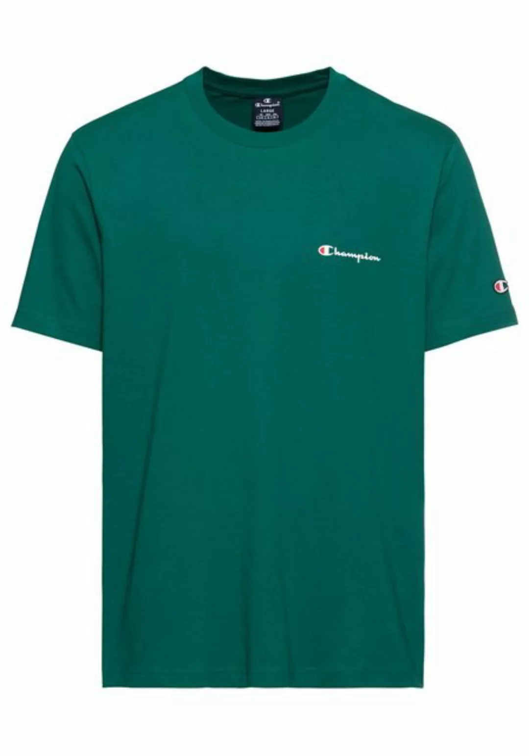 Champion T-Shirt Icons Crewneck T-Shirt Small Logo Mit Logo Print günstig online kaufen