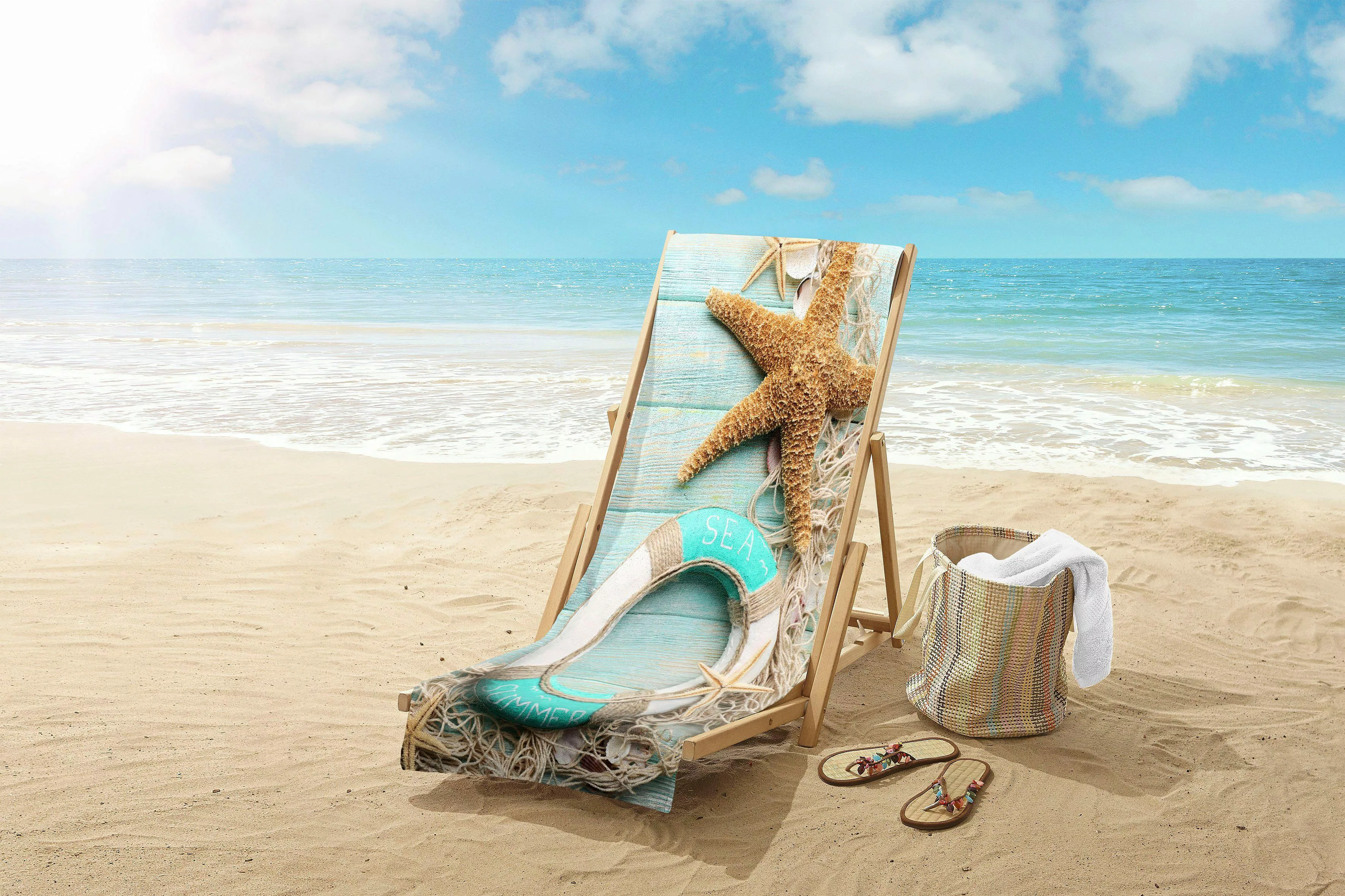 good morning Strandtuch Strandtuch "Jimmy", Polyester, günstig online kaufen