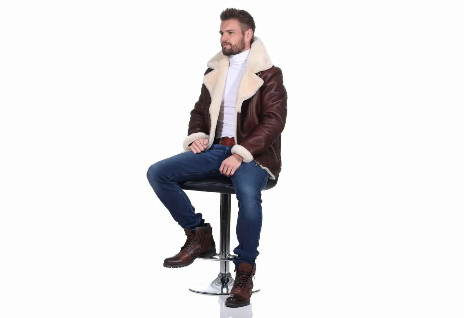 Hollert Winterjacke Lammfelljacke ROCCO günstig online kaufen