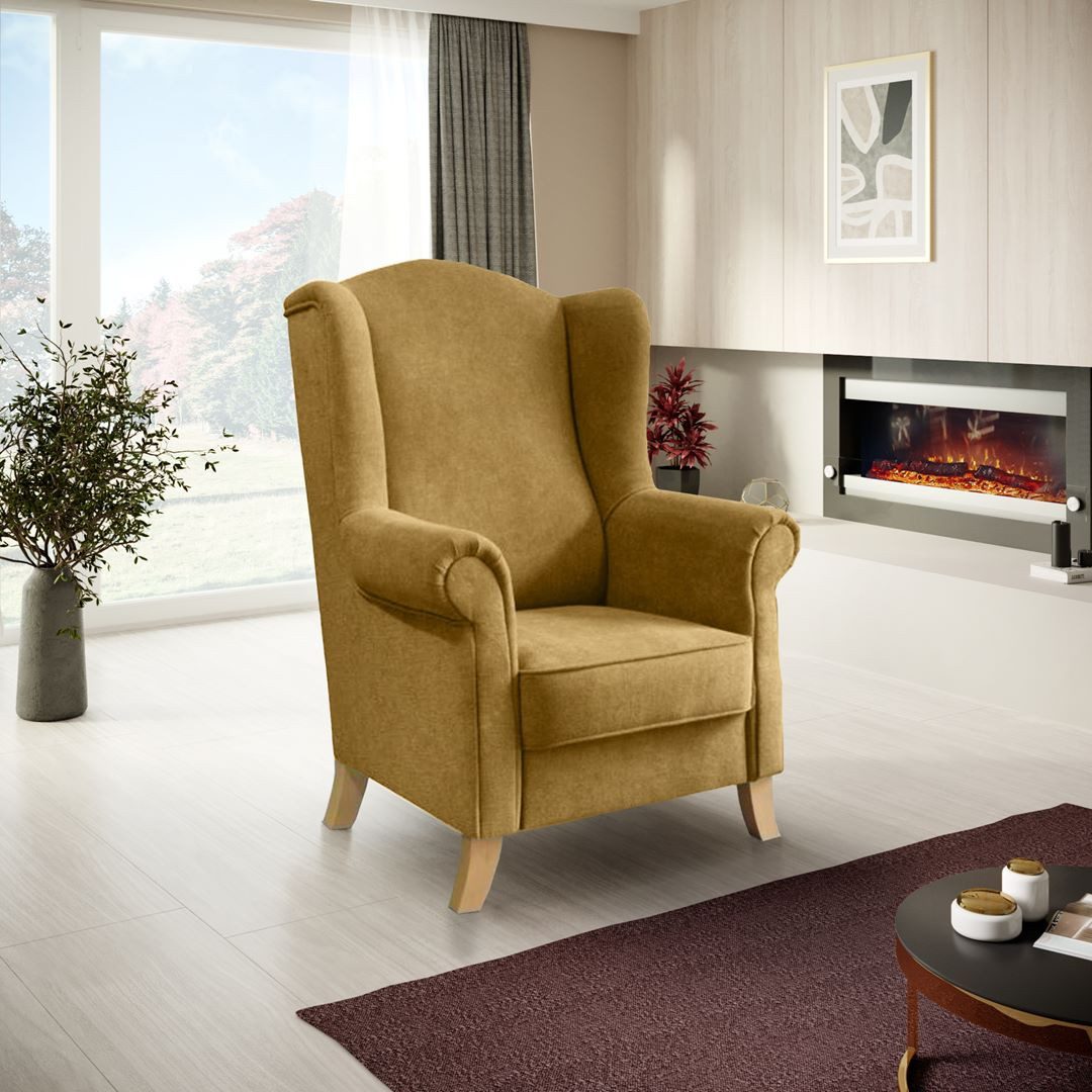 Beautysofa Ohrensessel LEONARDO Sessel Wohnzimmersessel, Fernsehsessel günstig online kaufen