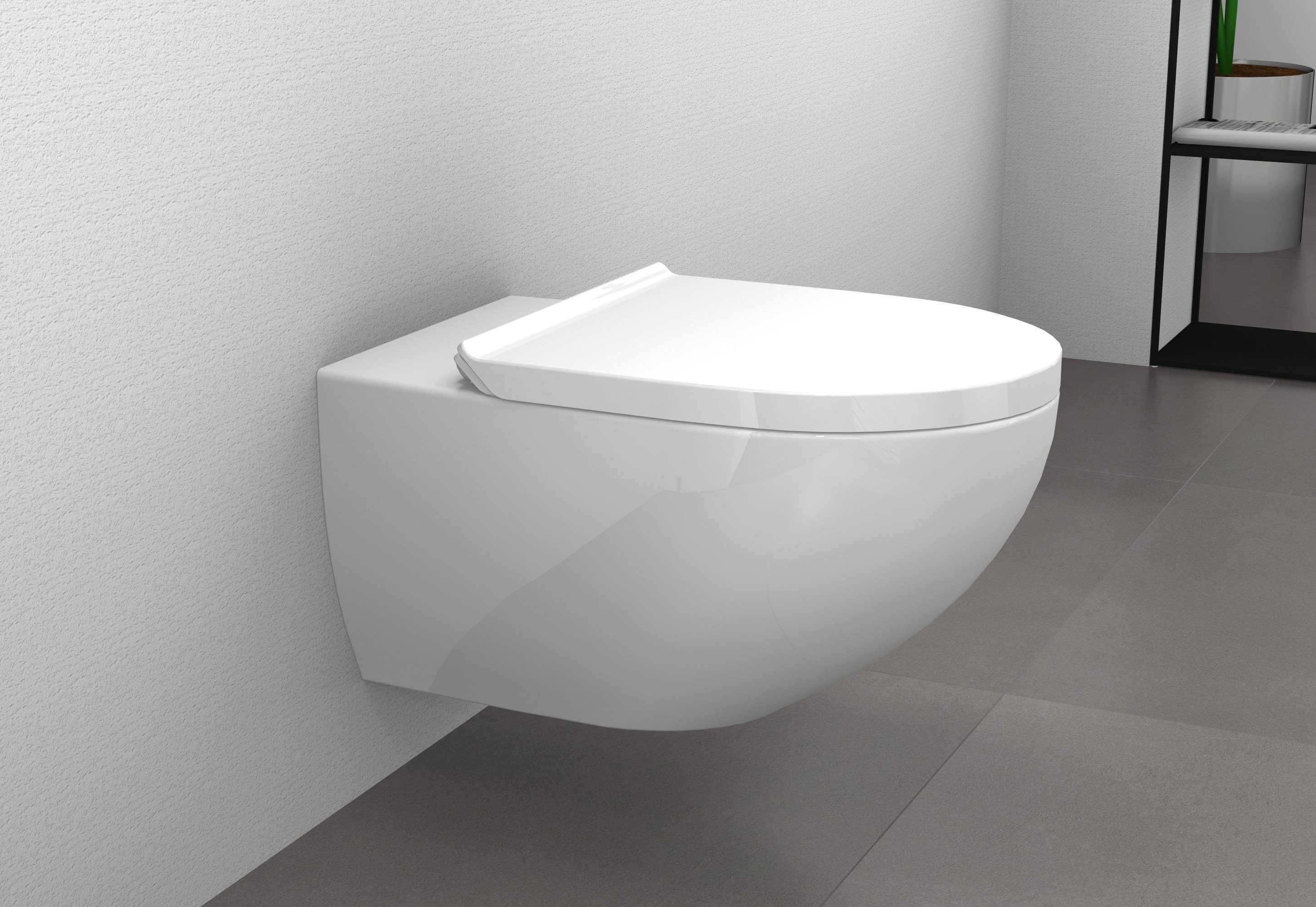 Bernstein Tiefspül-WC E-9030, Weiß matt, Hänge-WC, günstig online kaufen