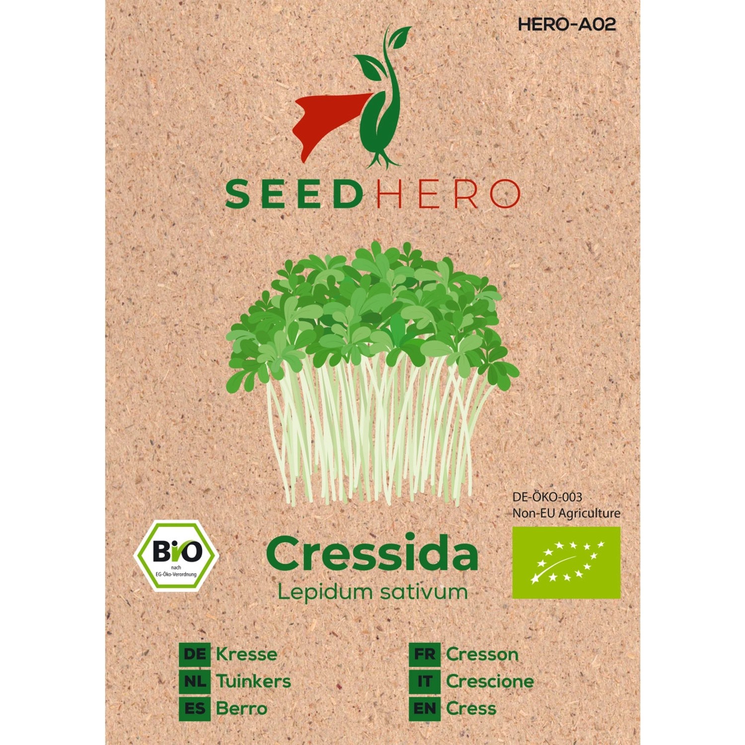 Seedhero BIO Kresse Garden Samen günstig online kaufen