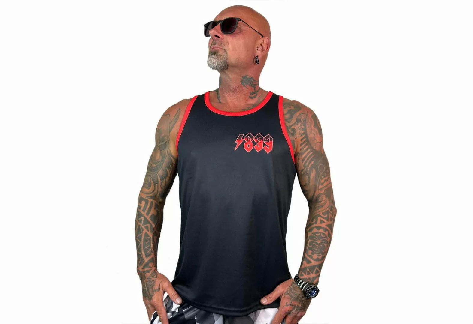 YAKUZA Muskelshirt Rockstarz aus hochwertigem Mesh-Stoff günstig online kaufen