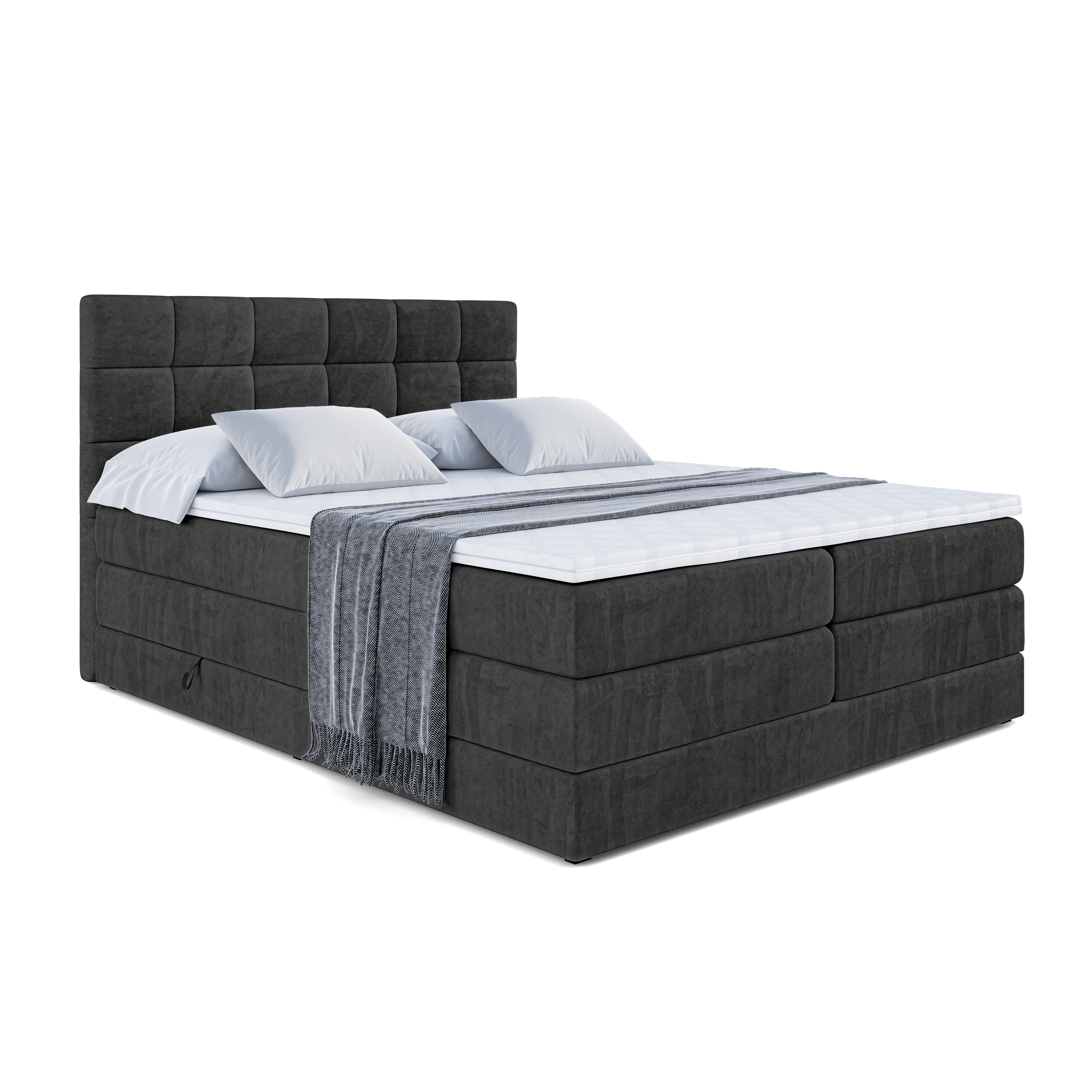 ALTDECOR Boxspringbett BRUGO KING (mit Matratze günstig online kaufen