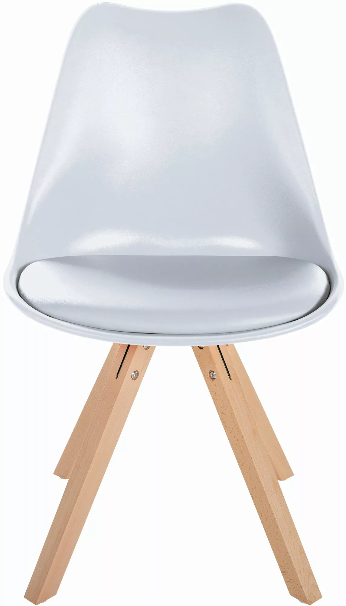 Stuhl Sofia Kunststoff Square Weiß günstig online kaufen