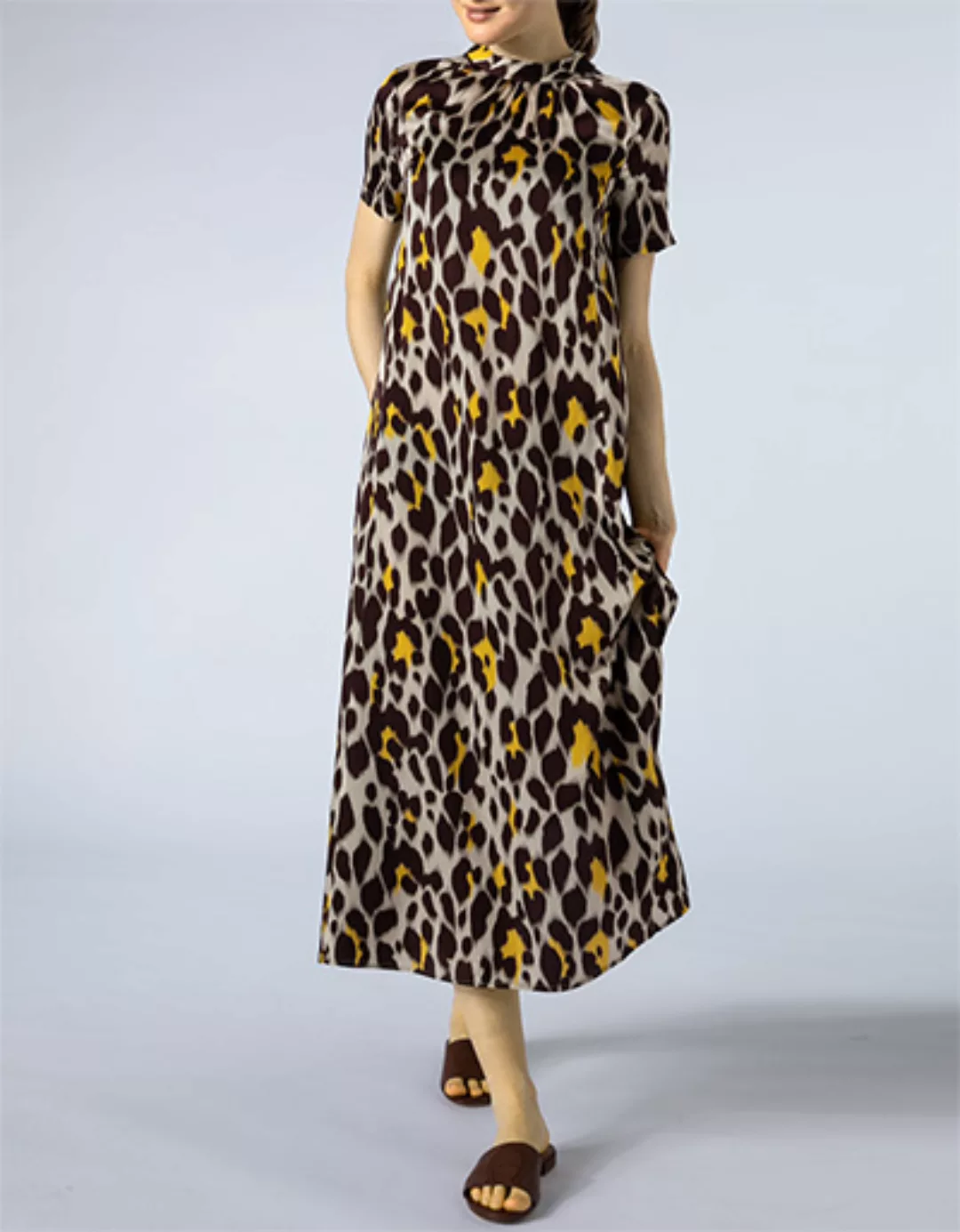 joyce & girls Damen Kleid 1047/leopard brown günstig online kaufen