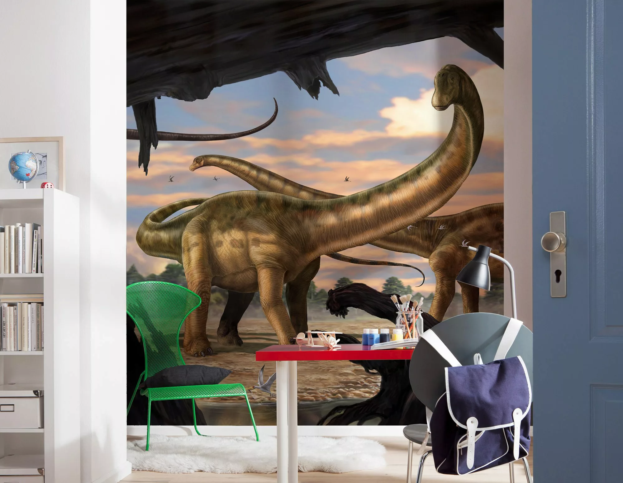 KOMAR Vlies Fototapete - Seismosaurus - Größe 250 x 280 cm mehrfarbig günstig online kaufen
